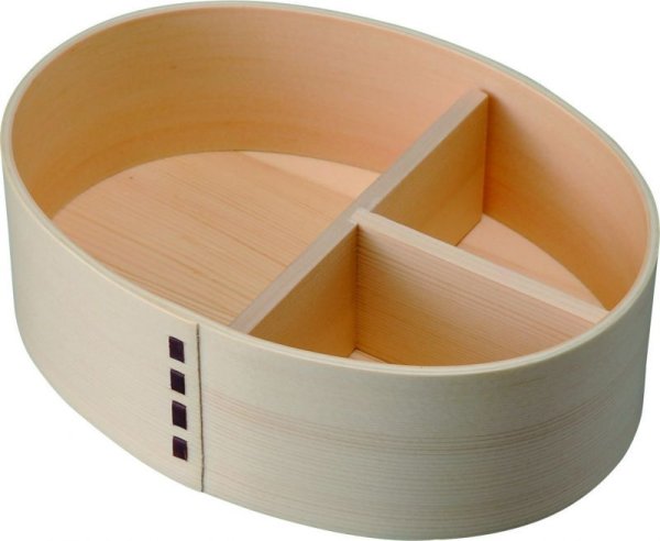 画像2: 紀州-KISHU-曲げわっぱ弁当箱　唐草　赤 (2)