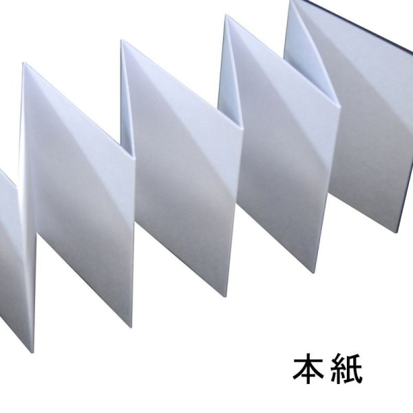 画像2:  天然桐材 漆芸朱印帳 蒔絵 水面さくら 標準サイズ (2)