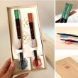 画像5: 【食洗機対応】 木製 夫婦箸 ギフトペアセット 箸置き付 潮風 23cm・21cm (5)