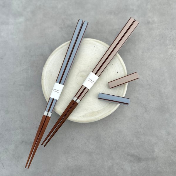 画像8: 【専用箱・ペア】箸 キャレ 食洗機対応 ギフトボックス ブルー ピンク (8)