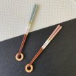 画像2: 【結婚祝いに人気】 夫婦箸 シャンパンペア 箸置き セット (2)