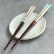 画像6: 【桐箱・単品】 木製 ギフト箸 瑞縁 ブルー 23cm (6)