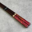 画像4: 【桐箱・単品】 お箸 ギフト箸 まぼろし貝 21cm 赤 レッド 食洗機対応 (4)