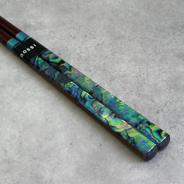 画像5: 【桐箱・単品】 お箸 ギフト箸 雅貝 23cm ブルー 食洗機対応 (5)