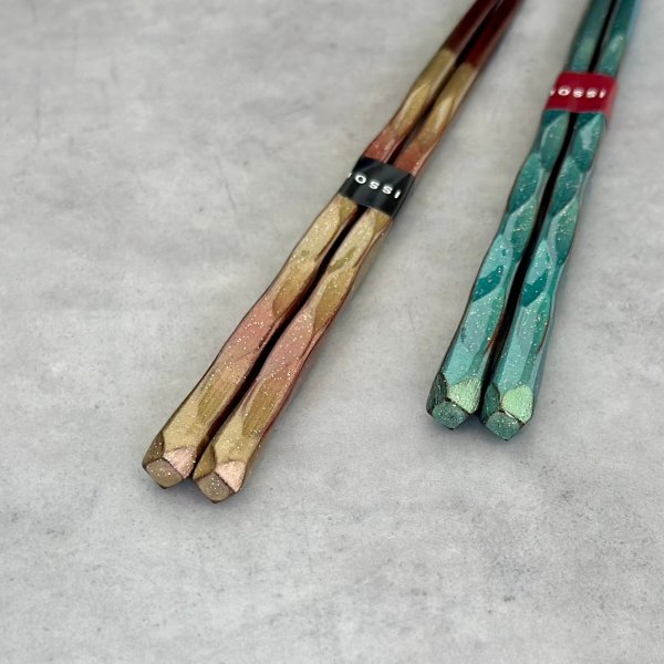 画像5: 【桐箱・単品】 木製 ギフト箸 日照 ピンク 21cm (5)