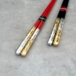 画像7: 【桐箱・単品】 木製 ギフト箸 祝彩 レッド 21cm (7)