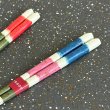 画像4: 【桐箱・単品】 木製 ギフト箸 遊心 23cm 青 ブルー (4)
