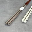 画像4: 【桐箱・単品】 木製 ギフト箸 キャレブラウン 23cm (4)