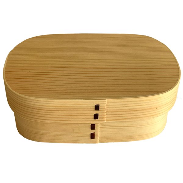 画像8: 【選べる2色】 曲げわっぱ まげわっぱ 四角 700ml FH09 (8)