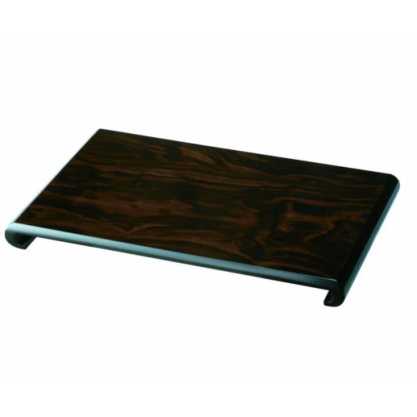 画像1: 【全5サイズ】 木製 花台 【クリ台 黒檀調】 敷板 飾り台 人形台 (1)