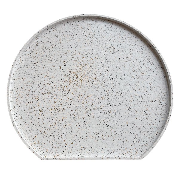 画像9: 【2色より選べる】 木製 半月盆 美空 黒 白 尺二 36cm お盆 (9)