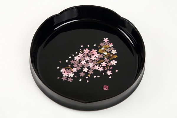 画像1: 菓子鉢 さくら（梅型鉢） (1)